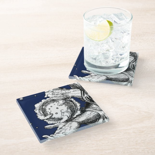 Posavasos De Vidrio El rubaiyat de la creación de Omar Khayyam (Angular)