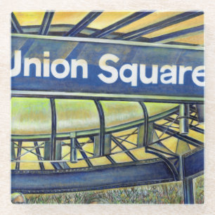 Posavasos De Vidrio El salón de la Union Square