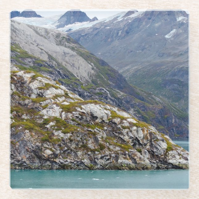 Posavasos De Vidrio El verde despierta en el azul (Anverso)