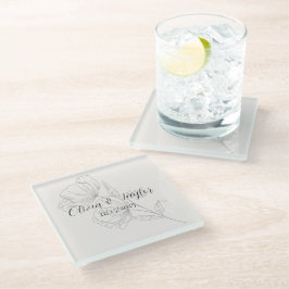 Posavasos De Vidrio Elegancia Beige