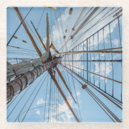 Posavasos De Vidrio En el aparejo