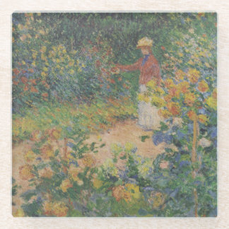 Posavasos De Vidrio En el jardín - Claude Monet - c1895