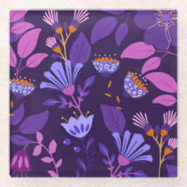 Posavasos De Vidrio Encantadora Monasterio Botánico Moderno