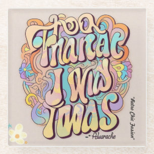 Posavasos De Vidrio "Encanto de fusión"