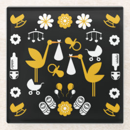 Posavasos De Vidrio Entrega doble sin paro de género