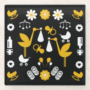 Posavasos De Vidrio Entrega doble sin paro de género