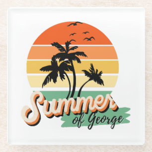 Posavasos De Vidrio Es El Verano De George