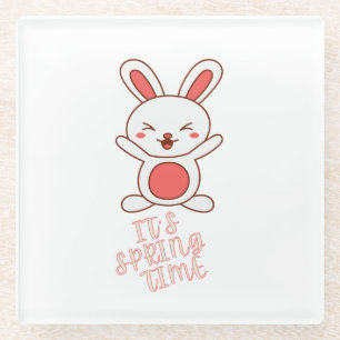 Posavasos De Vidrio Es la primavera