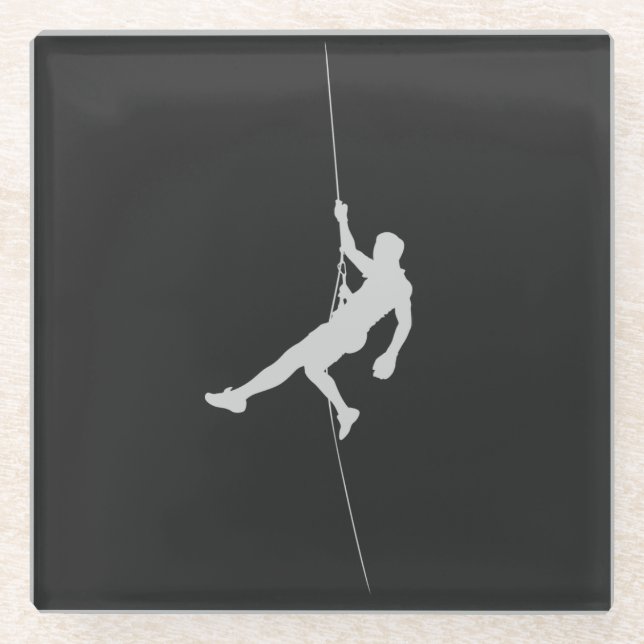Posavasos De Vidrio Escalada (Anverso)