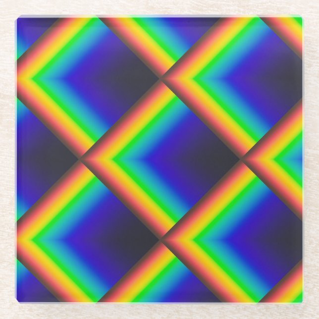 Posavasos De Vidrio Escalas de espectro solar (Anverso)