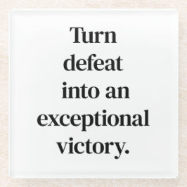 Posavasos De Vidrio Escaparate de vidrio de victoria excepcional