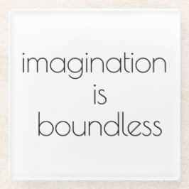 Posavasos De Vidrio Escaparate de vidrio imaginativo