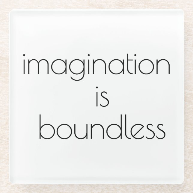 Posavasos De Vidrio Escaparate de vidrio imaginativo (Anverso)