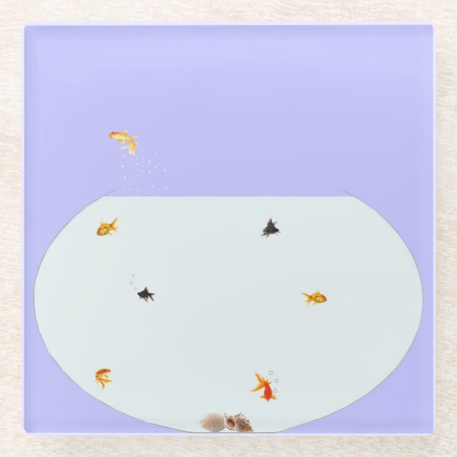 Posavasos De Vidrio Escape Glass Coasters (Anverso)