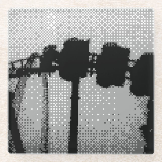 Posavasos De Vidrio escayola de vidrio (Anverso)