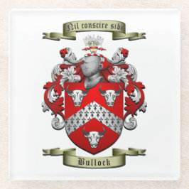 Posavasos De Vidrio Escudo de armas para granel