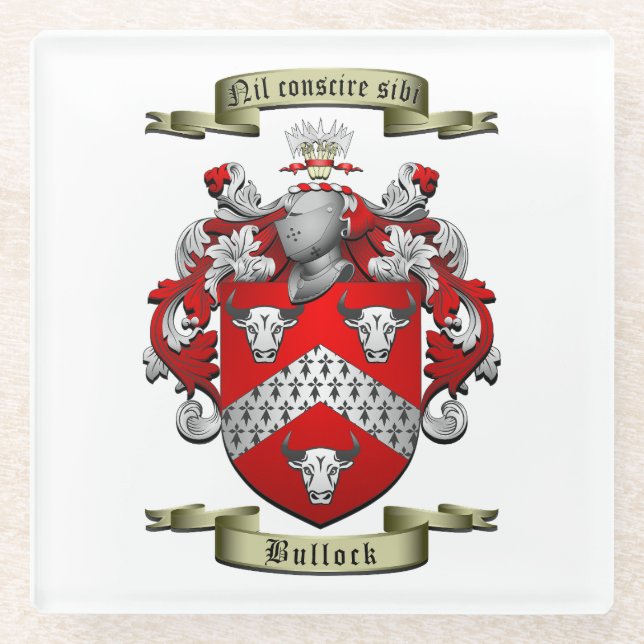 Posavasos De Vidrio Escudo de armas para granel (Anverso)