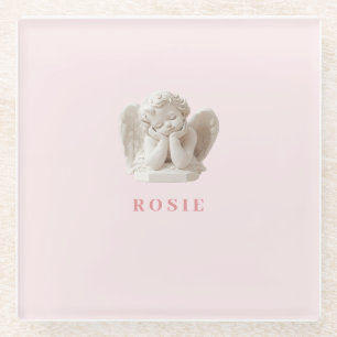 Posavasos De Vidrio Escultura del Ángel Dormitorio de Coquette Persona