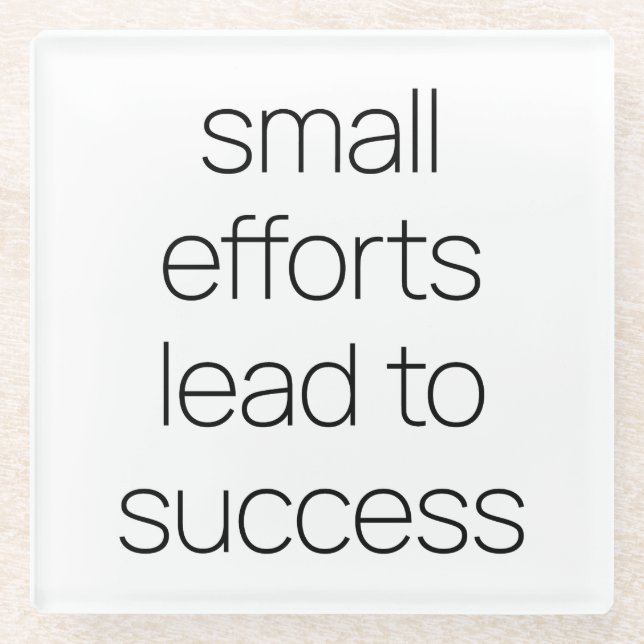 Posavasos De Vidrio Esfuerzos pequeños de la escoria de vidrio (Anverso)