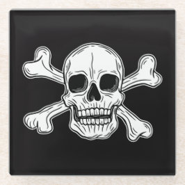 Posavasos De Vidrio espada pirata de burro