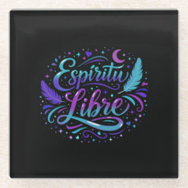 Posavasos De Vidrio Espíritu libre