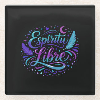 Posavasos De Vidrio Espíritu libre
