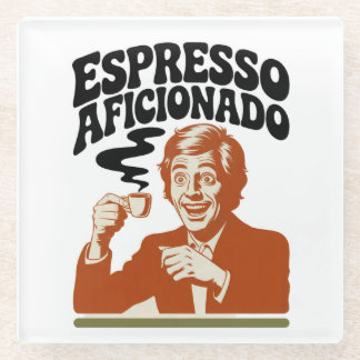 Posavasos De Vidrio Espresso Aficionado - Java Lover