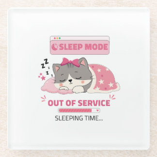 Posavasos De Vidrio estado de sueño