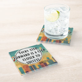 Posavasos De Vidrio Estar inspirado - Diseños motivacionales y de mejo
