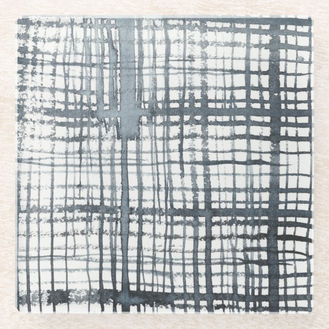 Posavasos De Vidrio Estilo - Comprobar patrón (Anverso)