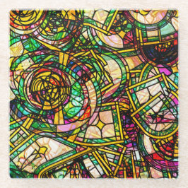 Posavasos De Vidrio Estilo Tiffany