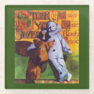 Posavasos De Vidrio ESTRELLA DE Beber de vidrio MARAVILLOSO / Verde