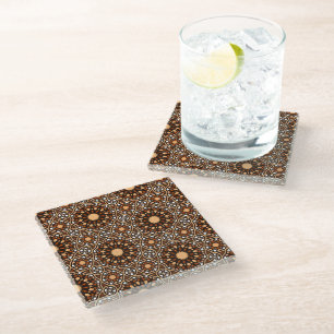 Posavasos De Vidrio Estrella de café