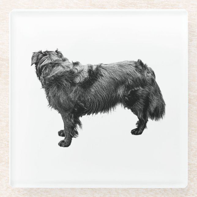 Posavasos De Vidrio Estrella de las velas (Anverso)