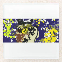 Posavasos De Vidrio Estrellas de búho