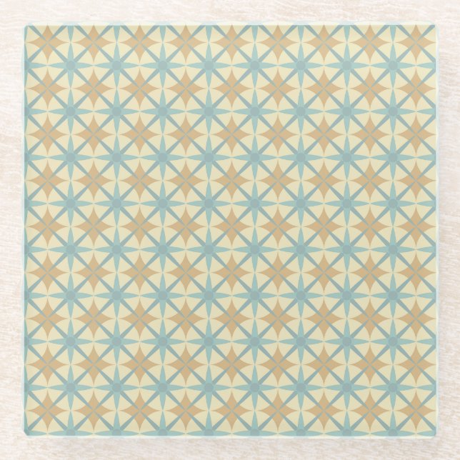 Posavasos De Vidrio Estrellas escandinavas (Anverso)
