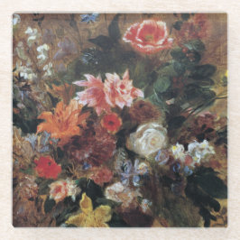 Posavasos De Vidrio Eugene Delacroix Vintage Bouquet