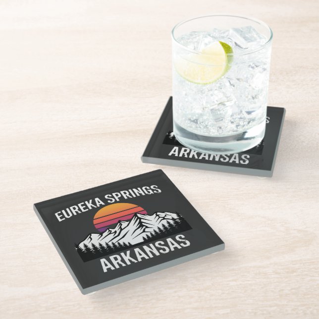 Posavasos De Vidrio Eureka Springs (Angular)