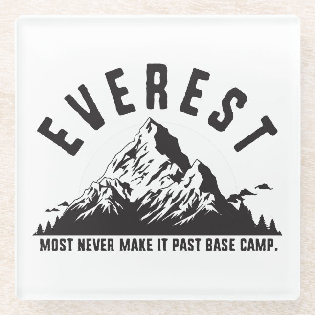 Posavasos De Vidrio Everest (Anverso)