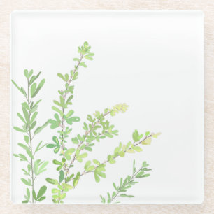 Posavasos De Vidrio Evergreen springs Nature Greeneration