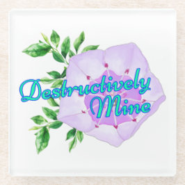 Posavasos De Vidrio Extraer Destructivamente