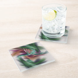 Posavasos De Vidrio Fancy Dancer