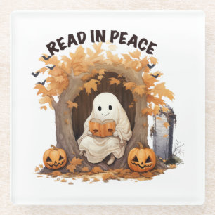 Posavasos De Vidrio Fantasma de Boo Lee en Paz