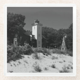 Posavasos De Vidrio Faro de 40 millas de punta