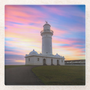 Posavasos De Vidrio Faro el   Sydney, Australia de Macquarie
