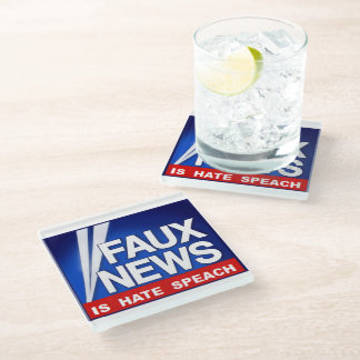 Posavasos De Vidrio Faux News