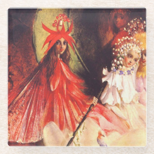 Posavasos De Vidrio Fe de verano (Anverso)