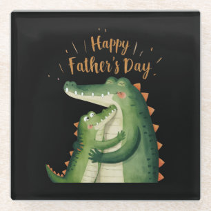 Posavasos De Vidrio Feliz Día del Padre