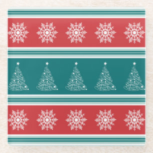 Posavasos De Vidrio Feliz Navidad