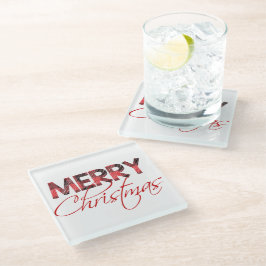 Posavasos De Vidrio Feliz Navidad | Vacaciones en escúfalo